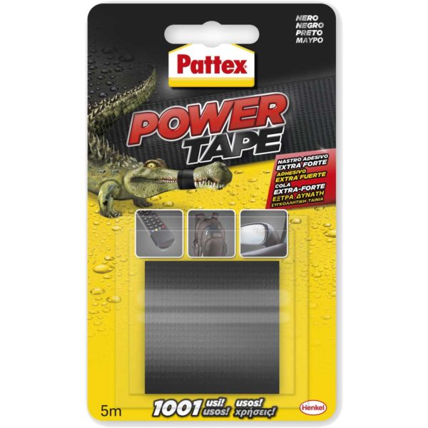 ΤΑΙΝΙΑ ΥΦΑΣΜΑΤΙΝΗ 50mmΧ5m ΜΑΥΡΗ PATTEX
