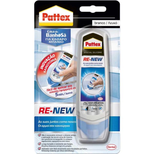 ΣΙΛΙΚΟΝΗ ΑΡΜΩΝ ΜΠΑΝΙΟΥ ΛΕΥΚΗ 100ml RENEW PATTEX
