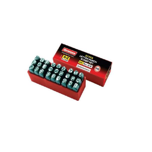 ΧΤΥΠΗΤΑ ΛΑΤΙΝΙΚΑ ΓΡΑΜΜΑΤΑ 6mm (27τεμ) ΒΕΝΜΑΝ