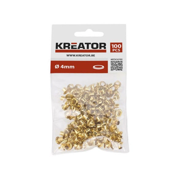 ΠΟΝΤΟΥΖΙΑ 4mm ΣΕΤ 100ΤΕΜ KREATOR