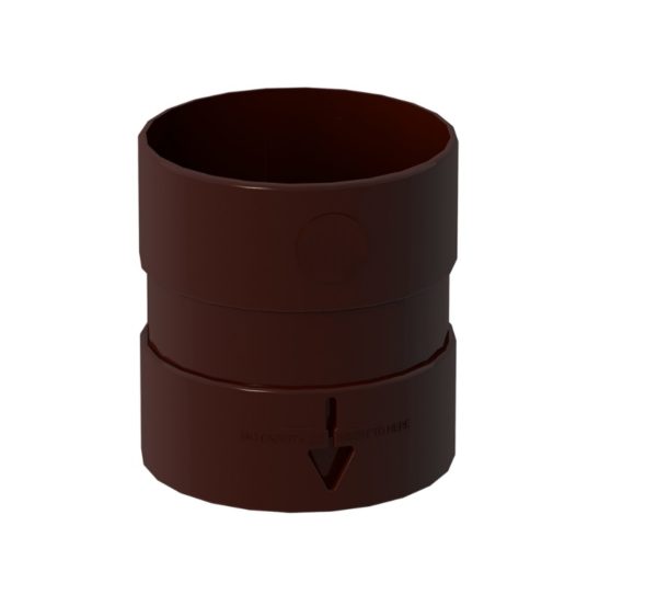 ΕΝΩΣΗ ΣΩΛΗΝΑ ΥΔΡΟΡΡΟΗΣ ΠΛΑΣΤΙΚΗ ΚΑΦΕ 120x85mm GIZA