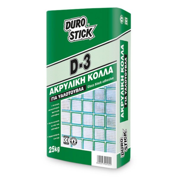 ΚΟΛΛΑ ΥΑΛΟΤΟΥΒΛΩΝ D-3 5kg DUROSTICK